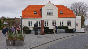 Das Gebäude der alten Nautiker-Schule in Nordby auf Fanø.